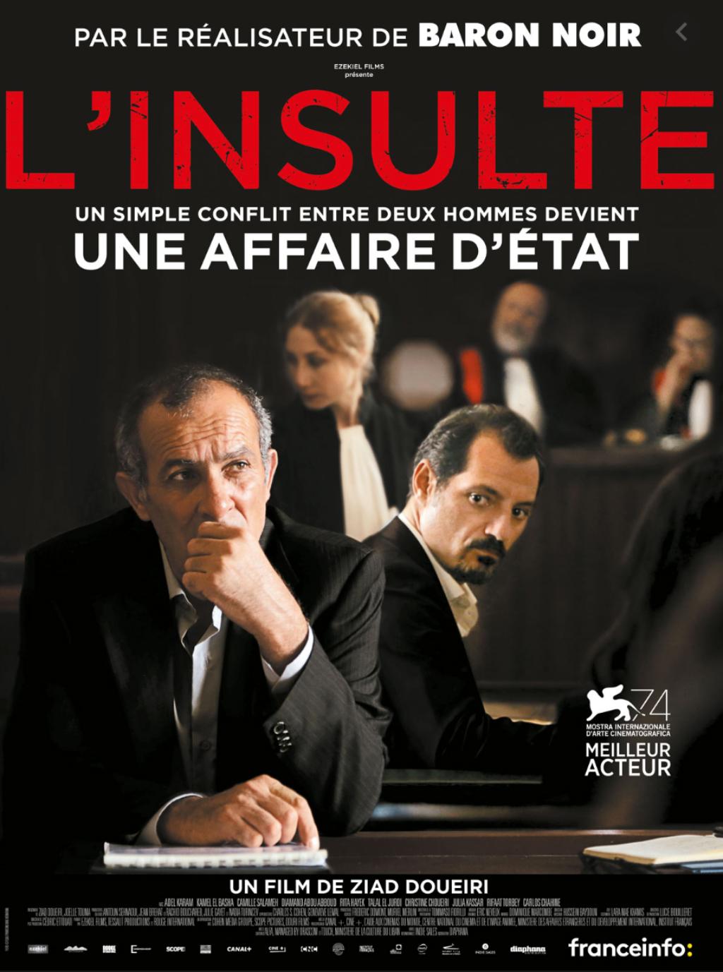 Direction artistique - Films : L’Insulte (Sonicfilm)
